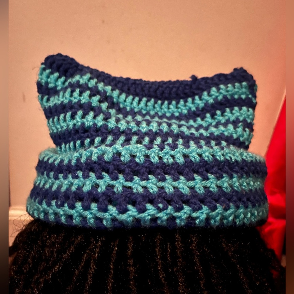 Crochet cat hat